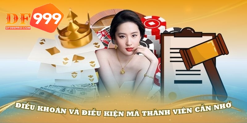 Điều khoản và điều kiện mà các thành viên cần nhớ tại DF999